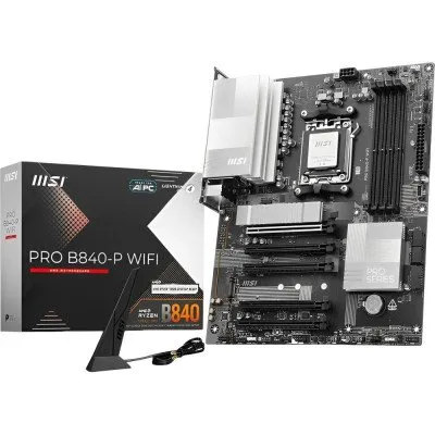 Placa-mãe AM5 MSI B840-P Pro Wifi DDR5/BT/HDMI/WIFI7
