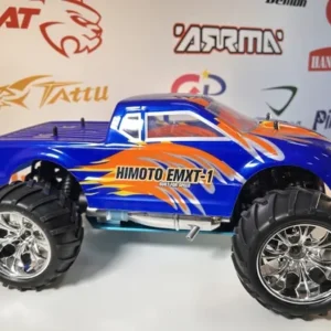 Carro Himoto 1/10 Eldorada Truck .18 Nitro 4WS Azul/Laranja HI6101