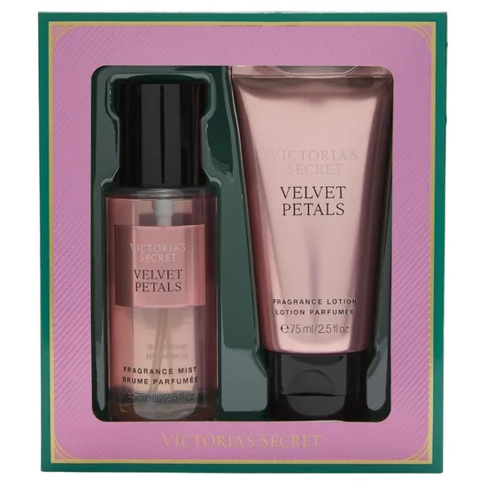 Kit Victoria's Secret Pétalas de Veludo Loção Corporal 75ML + Névoa Corporal 75ML