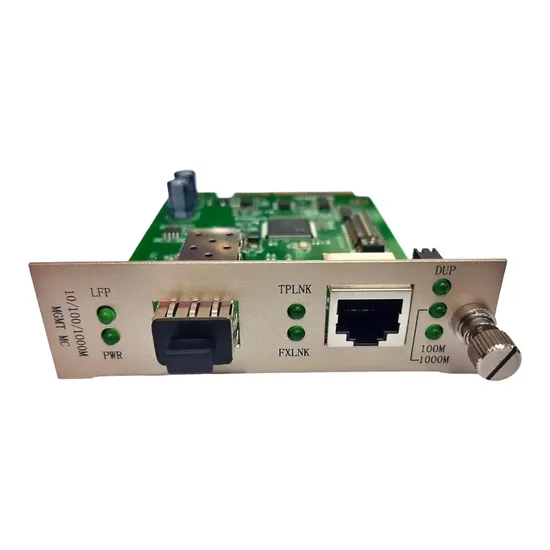 Placa de Conversão de Mídia Gerenciável Fast Ethernet Gigabit AA-SFP24-TX-C