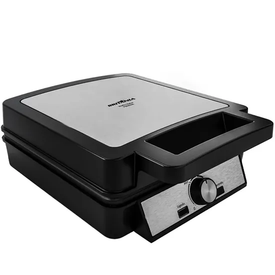 Máquina de Waffles Britânia PWM04A 1200 Watts 220V ~ 50/60Hz - Preto