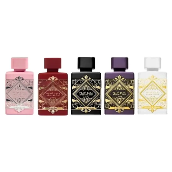 Kit Perfume Unissex Lattafa Badee Al Oud Collection Edp 5 ml - 5 Unidades