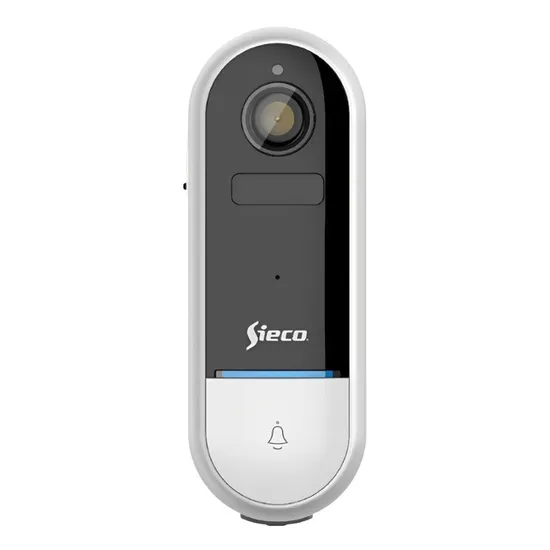 Campainha Sieco S42 - 1080P Full HD - Wi-Fi - Branca