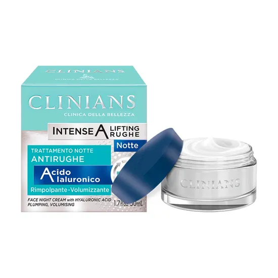Creme Antirrugas Facial Clinians Intense A Lifting Rughe Noite - Tratamento Noturno Antirrugas - 50ML
