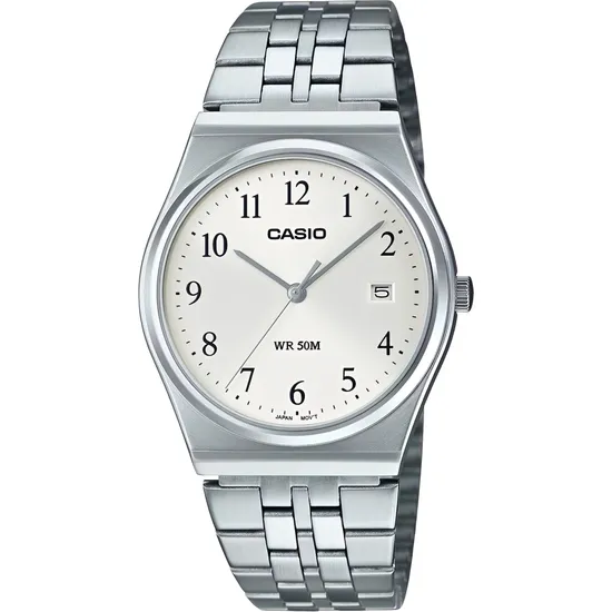 Relógio Casio MTP-B145D-7BVDF Analógico Masculino - Branco/Prata