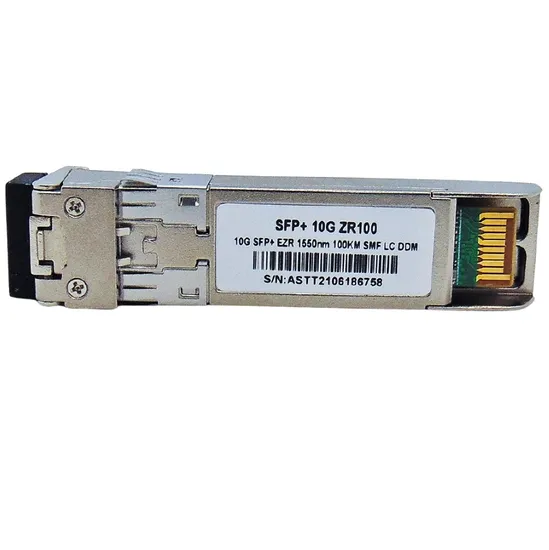 Módulo SFP+ 10G 100KM LC Duplex Dom 1550NM ZR100