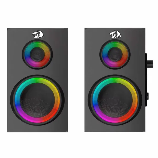 Caixa de Som Gamer Redragon GS811 LYNCH RGB Bluetooth 3.5MM - Preto
