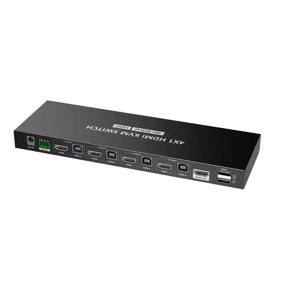 Chaveador HDMI KVM 4X1 4K 60HZ USB 2.0 IU1441 Iuron