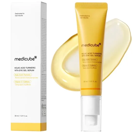 Gel para Contorno de Olhos Medicube Kojic Acid Turmeric Vita Eye de 30 ML