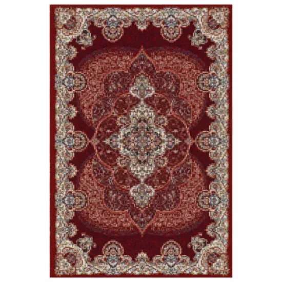 Tapete Turco Turquesa 2,00 X 2,50 M Vermelho