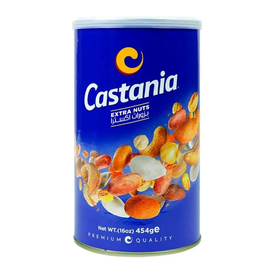 Lata de Nozes Extra Misturadas Castania 450G