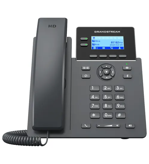 Telefone IP Grandstream GRP 2602P 2 Linhas 5*Conferência Poe