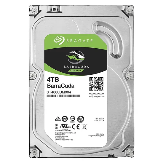 Disco Rígido Interno Seagate Barracuda ST4000DM004 - 4TB - 5400RPM - 3.5