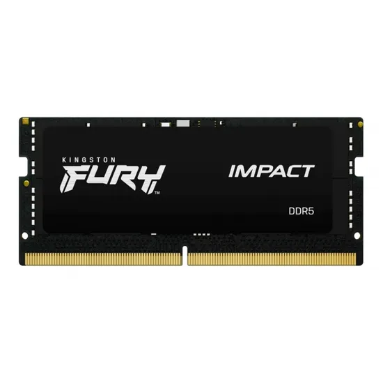 Memória NB DDR5 16GB 6400 Kingston Fury Impact Preto KF564S38IB-16
