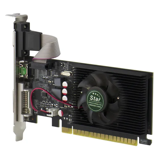 Placa de vídeo Star GTX 730 - 4GB - DDR3 - Single-Fan - PCI-Exp/HDMI/VGA