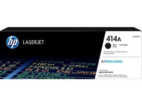Cartucho de Toner HP 414A W2020A Preto