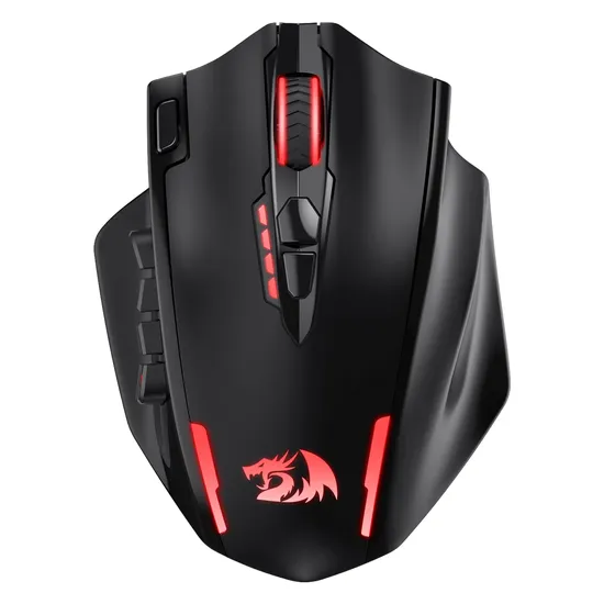 Mouse Gamer Redragon Impact Elite M913 RGB 16000 Dpi USB-C Preto