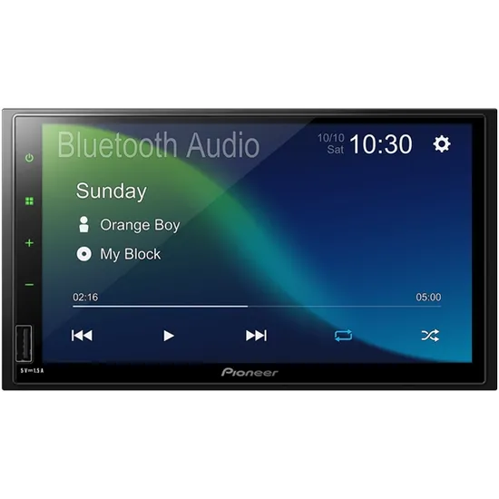 Receptor Multimídia Pioneer DMH-A375BT de 7 Polegadas com USB/Bluetooth/Rádio - Preto