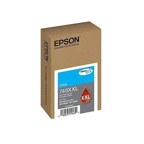Tinta Epson 748XXL220 Ciano WF-6090 WF-6590