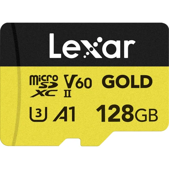 Cartão de Memória MicroSD Lexar Professional Gold 280 MB/s-100 MB/s C10 128 GB (LMSGOLD128G-BNNNG)