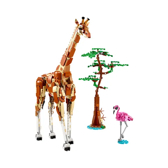 Brinquedo de Construção Lego Creator Animais Selvagens Safari 3 Em 1 31150 780 Peças