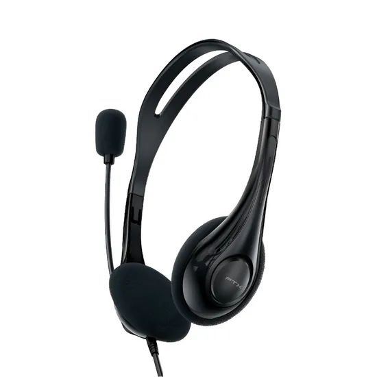 Fone de Ouvido FTX H56-BK - USB - com Microfone - Preto