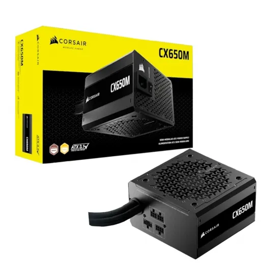 Fonte 650W Corsair CX650M 80+ Bronze Semi Modular *G CP-9020310-Na Bivolt
