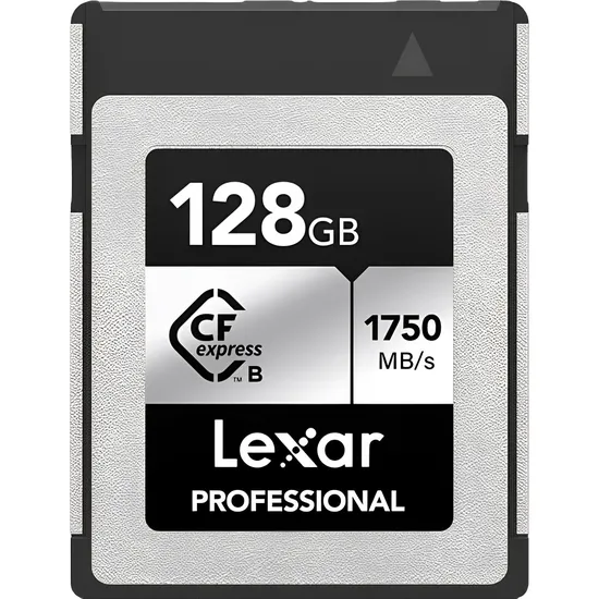 Cartão de Memória Cfexpress Lexar Professional Tipo B Silver 1750 MB/s-1300 MB/s 128 GB (LCXEXSL128G-Rneng)