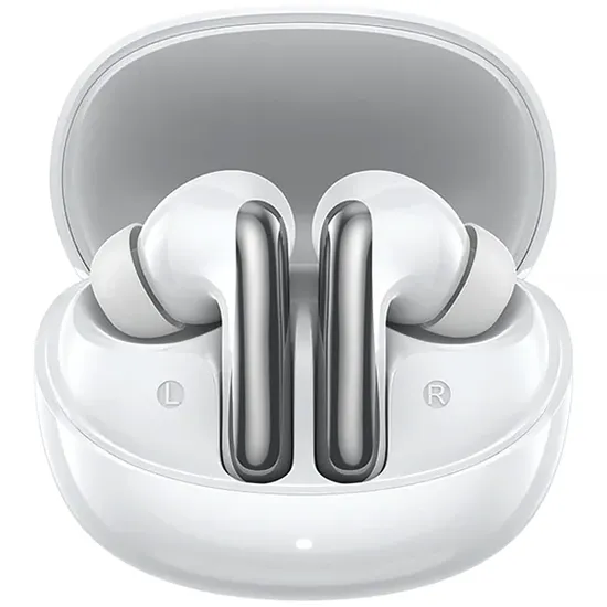 Fone de Ouvido Sem Fio QCY Melobuds N60 BH25HT19A com Cancelamento de Ruído Ativo - Branco/Prata