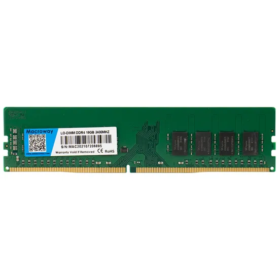 Memória RAM Macroway Lo-DIMM - 16GB - DDR4 - 2400MHZ - para PC