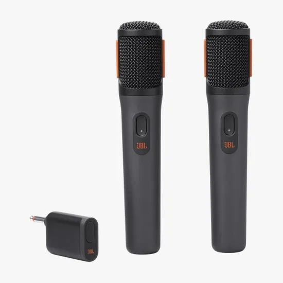 Microfone sem fio JBL Partybox com 2 microfones sem fio