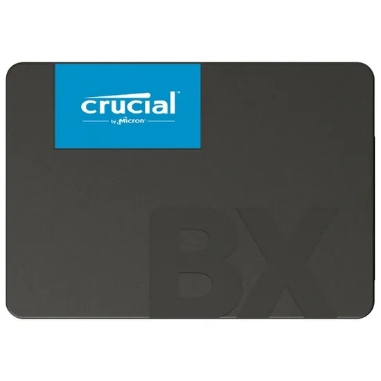 SSD Crucial BX500, 500GB, 2,5", SATA 3, Leitura 550MB/s, Gravação 500MB/s, CT500BX500SSD1