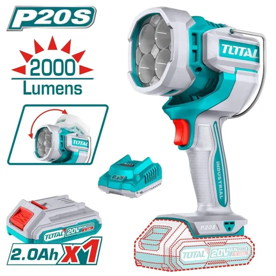 Lâmpada de Trabalho Total UTWLI20881 20V 22.5W