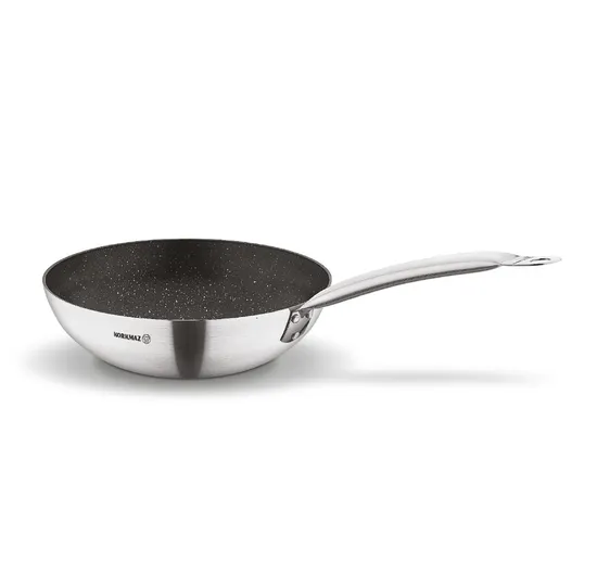 Frigideira Wok Korkmaz Prateada Gastro 30CM