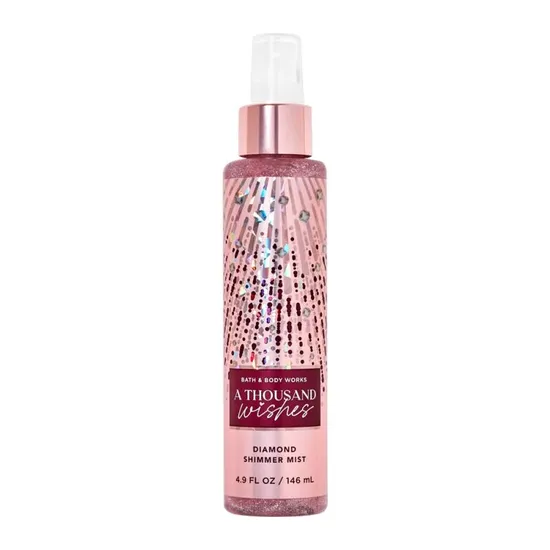 Colônia Corporal com Brilho Bath & Body Works A Thousand Wishes 146ML