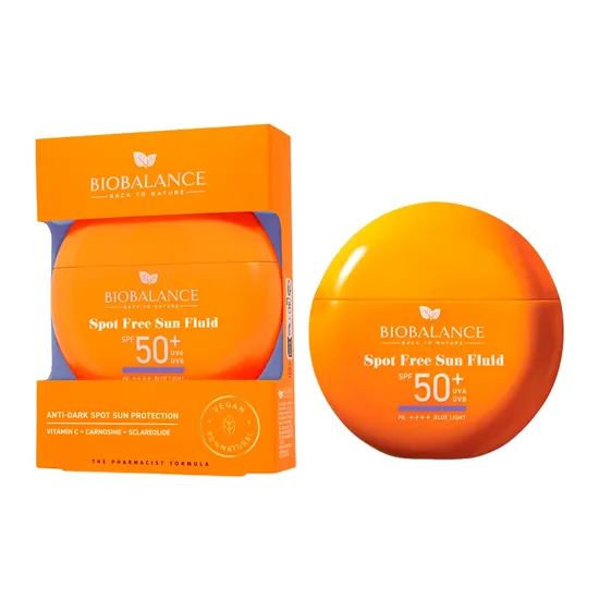 Protetor Facial Bio Balance Spot Free Sun Fluid Caixa FPS50 40ML