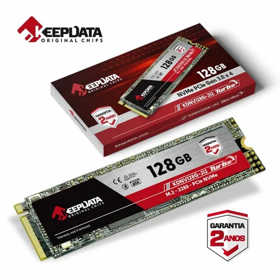 SSD M.2 128GB Keepdata KDNV128G-J12 Nvme HD