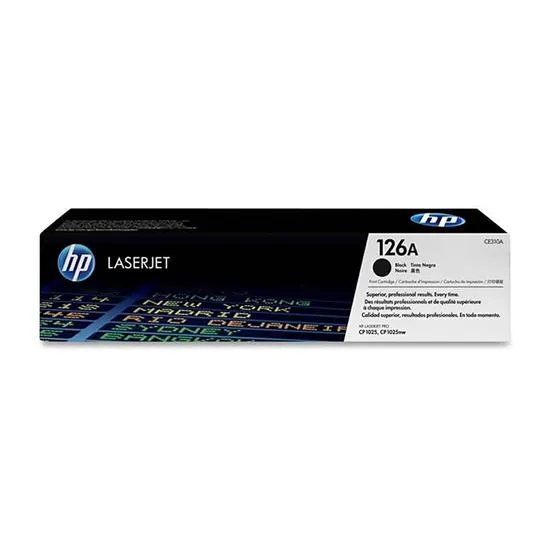 Cartucho de toner HP 126A CE310A Preto