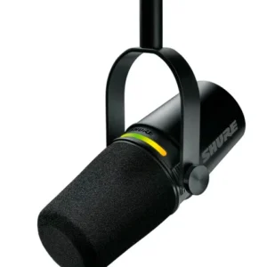 Microfone Dinâmico Shure MV7+ para Podcast