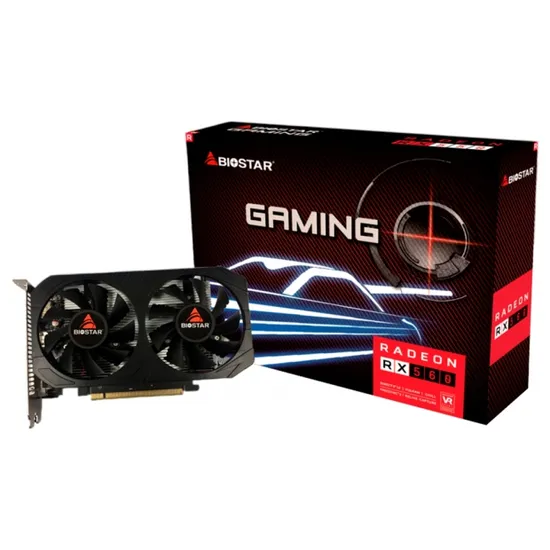 Placa de vídeo RX560 4GB Biostar Gaming VA5615RF41-XBARA-BS2 GDDR6 HDMI/VGA