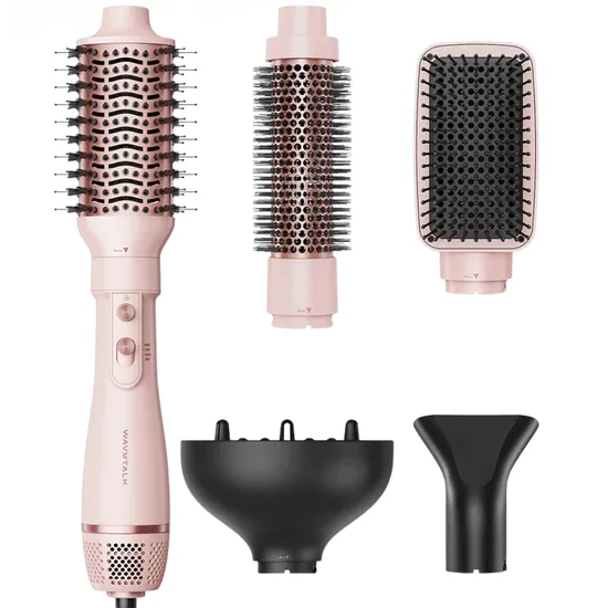 Escova Secadora Wavytalk Air Sculpt 639S 5 Em 1 900W 220V - Rosa