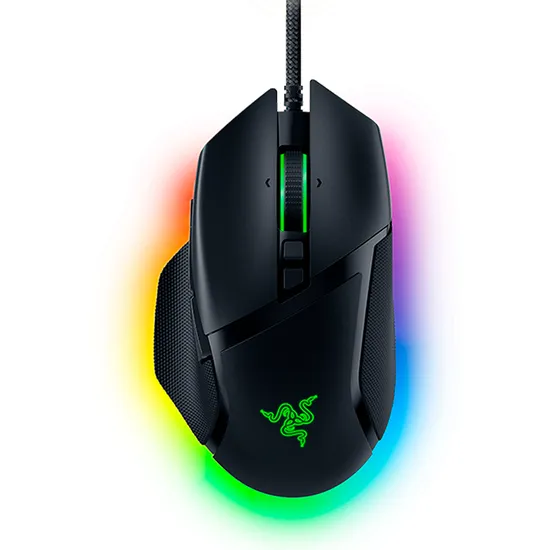 Mouse Gamer Razer Basilisk V3 Ergonômico 26000 DPI RGB USB Preto - RZ01-04000100-R3M1
