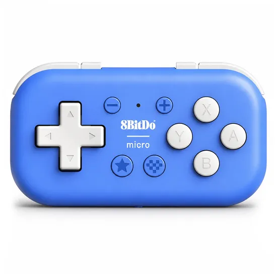 Controle sem fio 8BITDO Micro 80EL02 para Nintendo Switch / Android - Azul