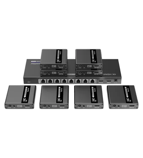 Extensor de Divisor HDMI 1X8 40M 4K 30HZ IU1728P Iu