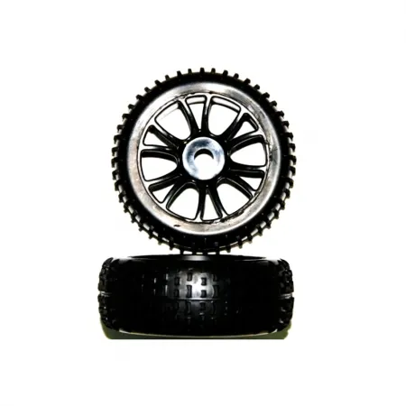 Roda HT Roda Black 1/8 Completa 2PC 85746BL