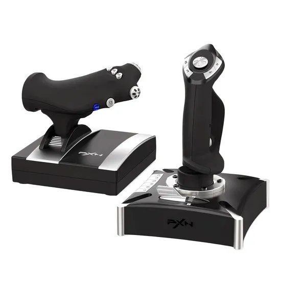 Controle e Acelerador PXN 2119 Pro para PC / PS4 / Xbox One / Xbox Series - Preto