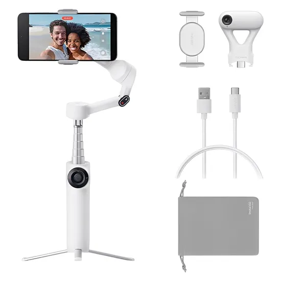 Kit de Suporte INSTA360 Flow 2 para Smartphone - Branco