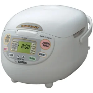Panela Elétrica de Arroz Zojirushi NS-ZCC10WZ Neuro Fuzzy 5.5 Xícaras 110V – Branca