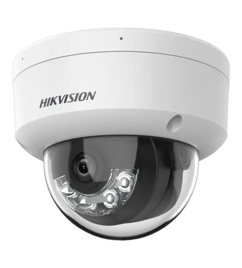 Conjunto de Câmera IP Dome Hikvision DS-2CD1123G2-Liu 2MP Lente 2,8MM