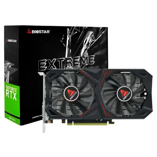Placa de vídeo RTX2060 8GB Biostar Super Extreme GDDR6 256BIT VN2066RF82-TN1F A-BS2